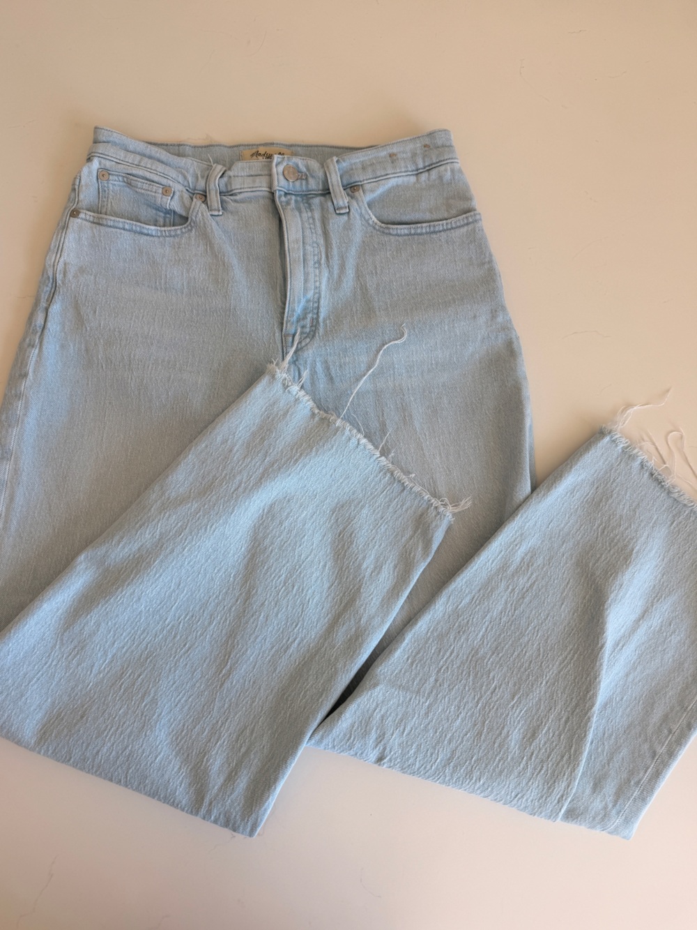 Madewell Perfect Vintage Wide Leg Crop Jeans